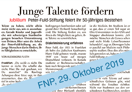 FNP 50 Jahre Peter Fuld Stiftung2 